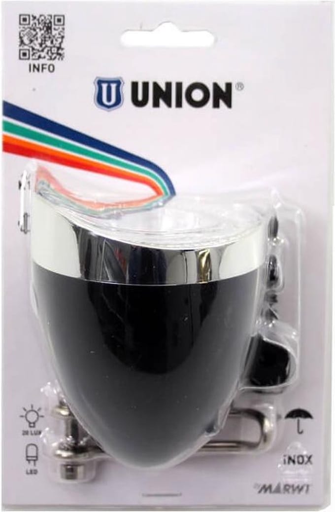 Marwi Union Koplamp Dynamo Led Zwart