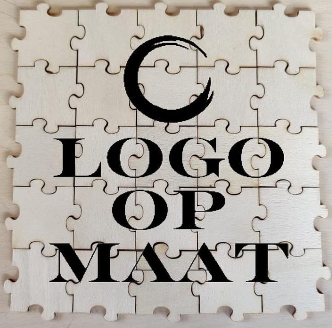 Houten puzzel gepersonaliseerd met uw eigen tekst of afbeelding 5x5