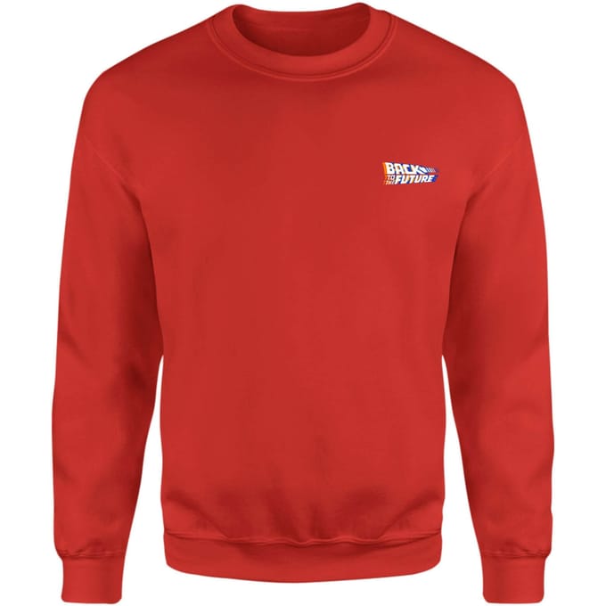 Back To The Future Sweatshirt - Red - XS