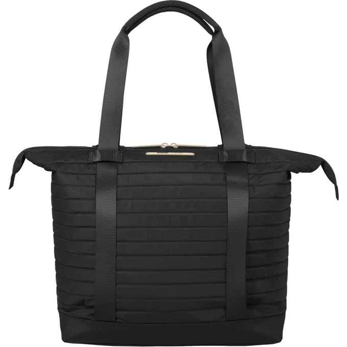 BARBARA & Travelite Quilted 2-in-1 Shopper & Rugzak - zwart