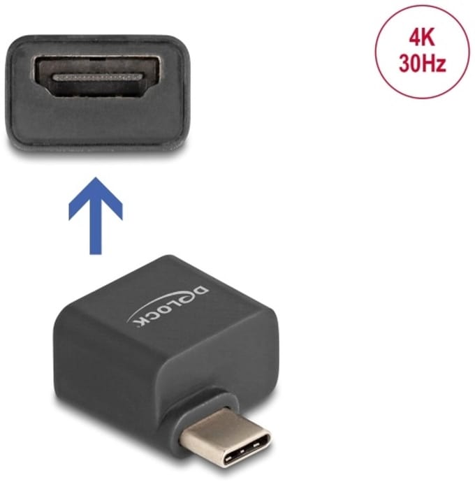 Delock Mini Adapter USB Type-C™ male to HDMI female (DP Alt Mode) 4K