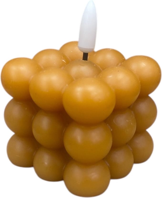 Countryfield - Led - Bubble Candle - Oker