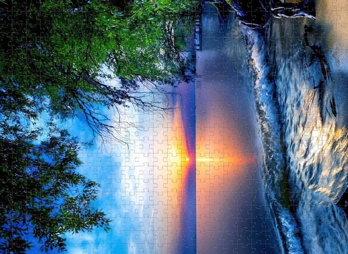 Legpuzzel - Jigsaw Puzzel - Ontspanning en Plezier - 2000 Stukjes - 105 x 75 cm - Zeegezicht