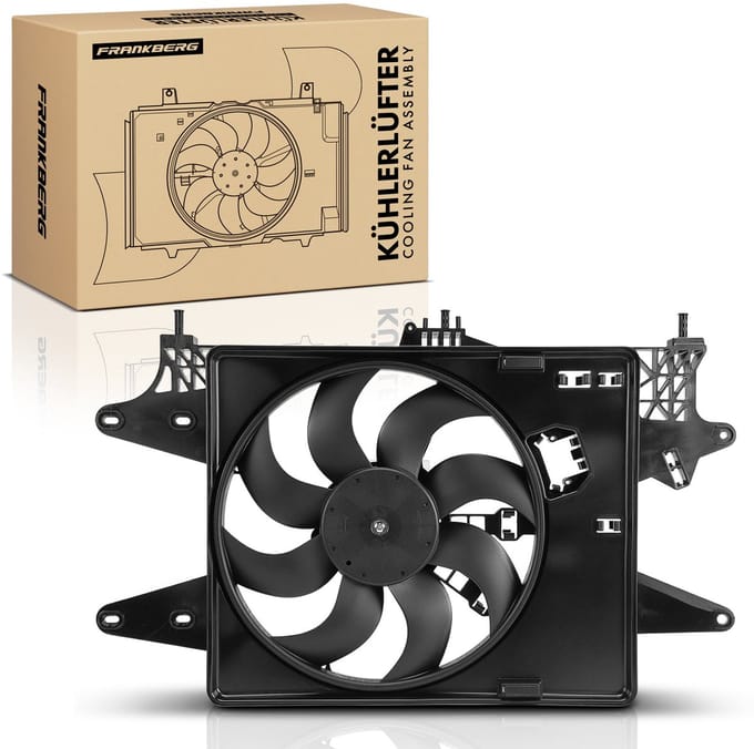 Frankberg 1x koelventilator voor Fiat Doblo