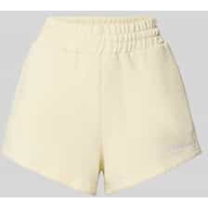 High waist sweatshorts met gestikt logo model 'WILUNA'