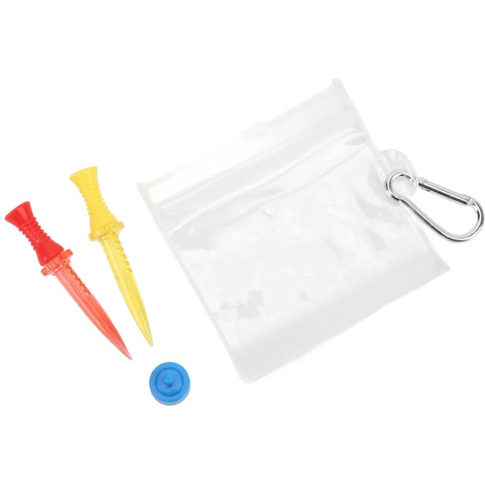 Golf Tee Plastic Magnetische Golf Tee Houder Verstelbare Hoogte met Waterpas voor Driving Range Oefenmat white