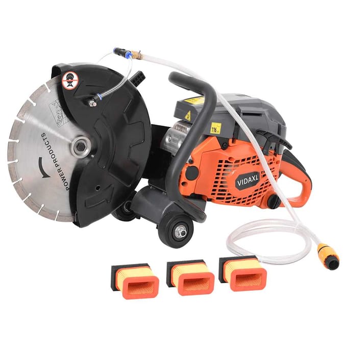 vidaXL Betonzaag benzine 58 cc