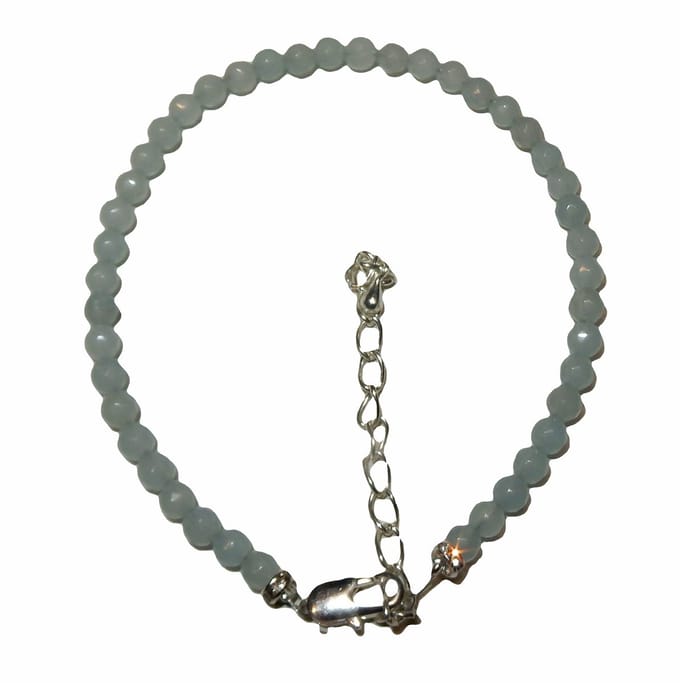 Kralen Armband 4 mm Natuursteen