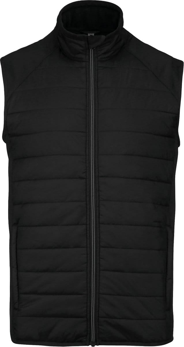 Sportbodywarmer met waterafstotende behandeling 'Proact' Zwart - M