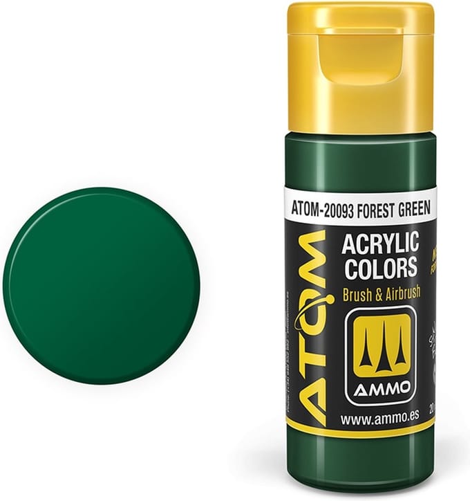 AMMO by Mig Jimenez Hobbyverf Acrylverf - MIG 20093 ATOM - Forest Green - Acryl - 20ml Verf flesje - 20 ml
