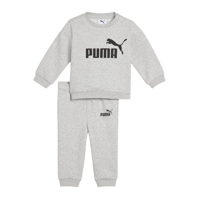 PUMA MINICATS ESS Crew Set FL INF Unisex Trainingspak - light gray heather