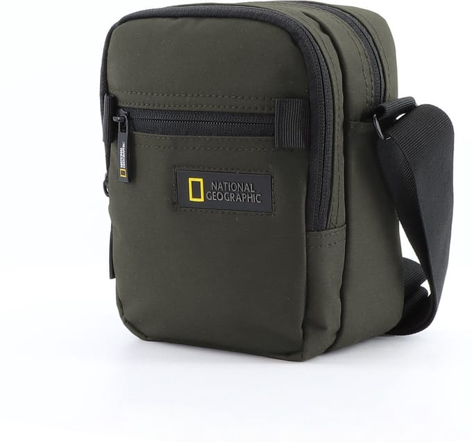 National Geographic Mutation Schoudertas 1,3L Sleutelhouder RFID Khaki - Khaki