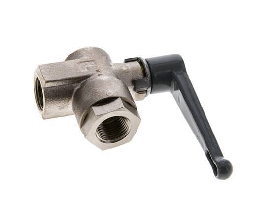 G 3/8 inch 2-Weg Haakse Kogelkraan Messing - BL2BN-MAN-038
