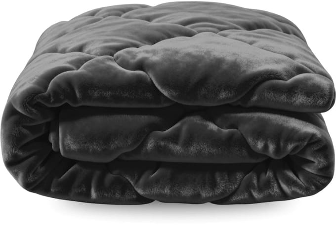 Zelesta Flanel Uni - Zwart 200x200cm