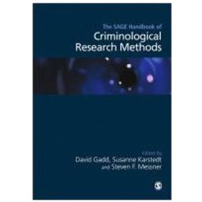 The Sage Handbook Of Criminological Research Methods - Gadd
