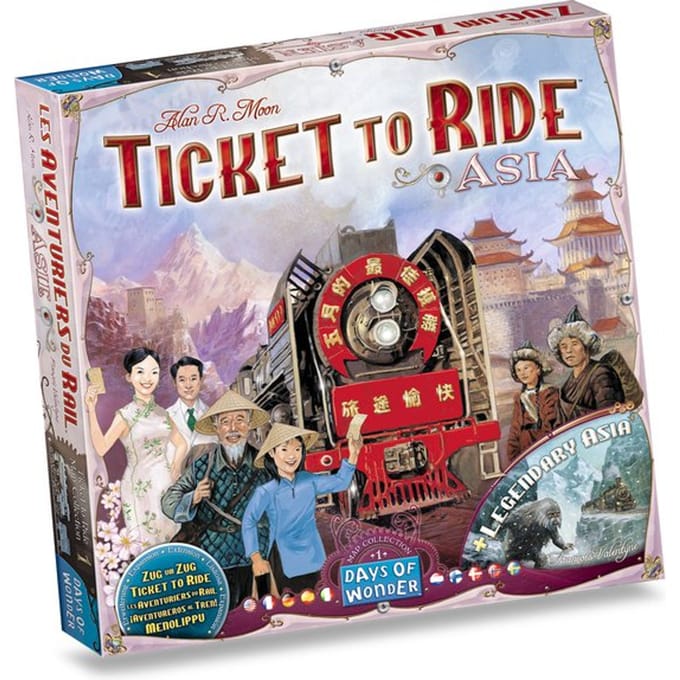 Bordspellen Days of Wonder Les Aventuriers du Rail : Asie