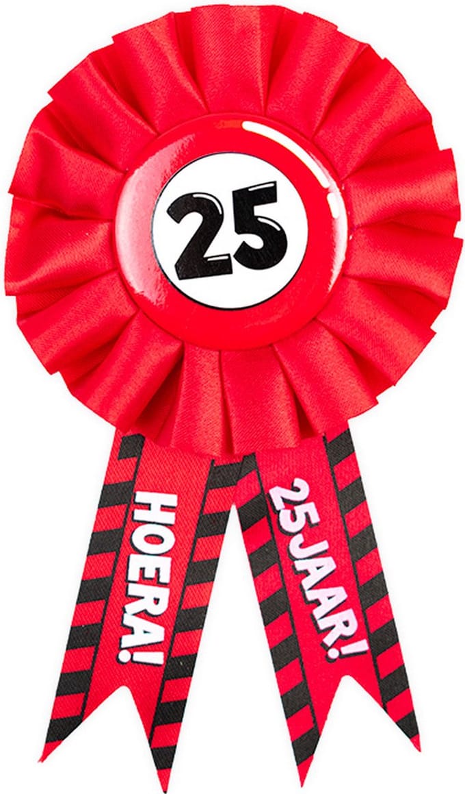Party Rozetten - 25 jaar