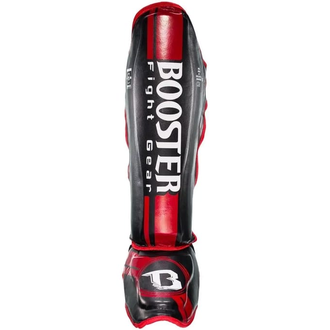 Booster Fight Gear - Scheenbeschermer - V3 - Rood - Maat M