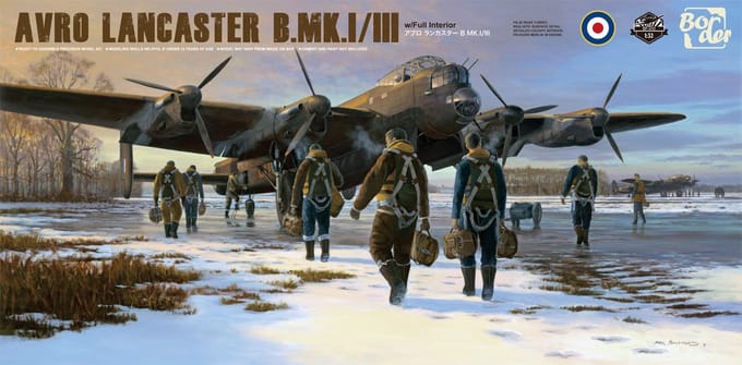 Border Model Modelbouwpakket Militaire voertuigen - BF010 Avro Lancaster B.Mk.I/III - Full Interior Plastic - 1:32 - Modelbouw