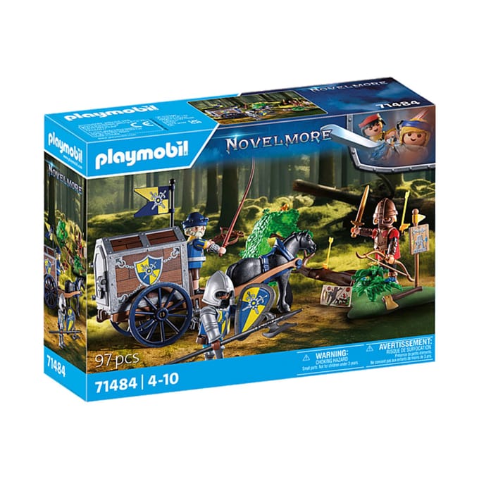 PLAYMOBIL Novelmore Overval op transportwagen - 71484