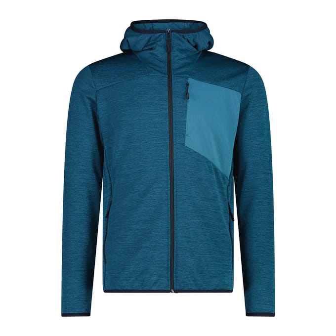 Jacquard Chiné Hoody Fleece CMP