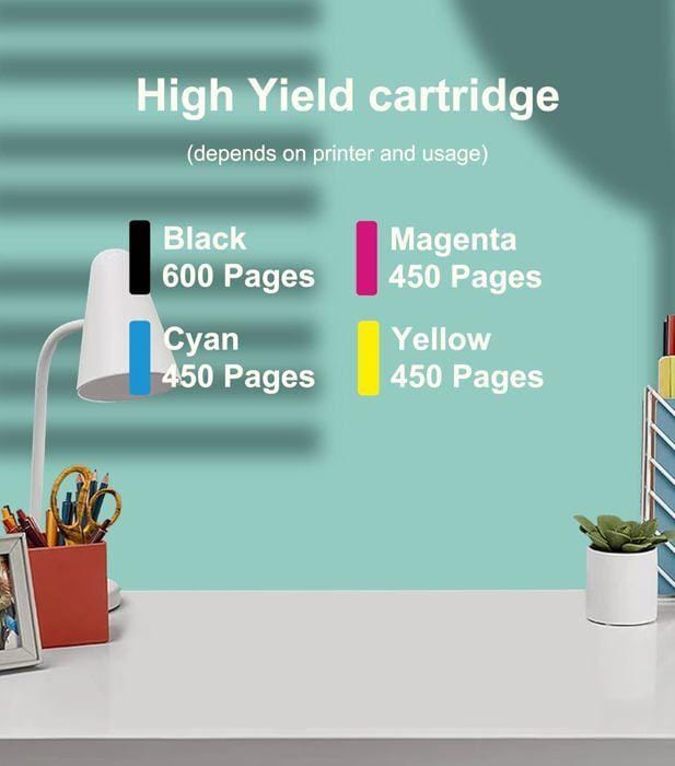 Compatibele Inktcartridge - OGOUGUAN - 604XL - Pak van 10 - Meerkleurig - Inkjet