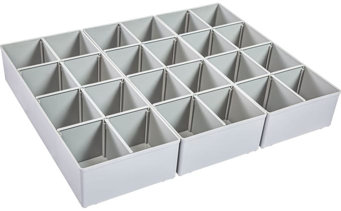 BS Systems 3x Inzetbox K3 grijs - 6000012259