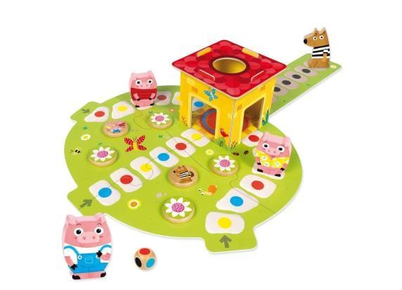 Jumbo - Goula - Drie Kleine Biggetjes - Kinderspel - Bordspel kinderen vanaf 2 jaar - Speelgoed