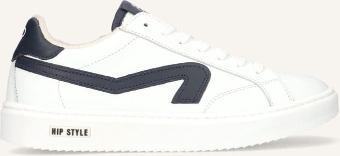 Hip H1516 Sneakers Jongens - Leren Sneaker - Wit - Maat 34