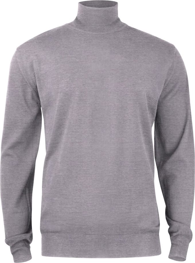 Cutter & Buck Kennewick Turtleneck Heren 355408 - Grijs Melange - S