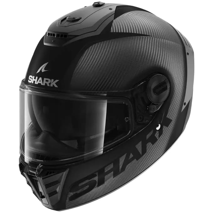 Shark Spartan RS Carbon Skin 24 Mat Zwart Grijs Integraalhelm - Helm