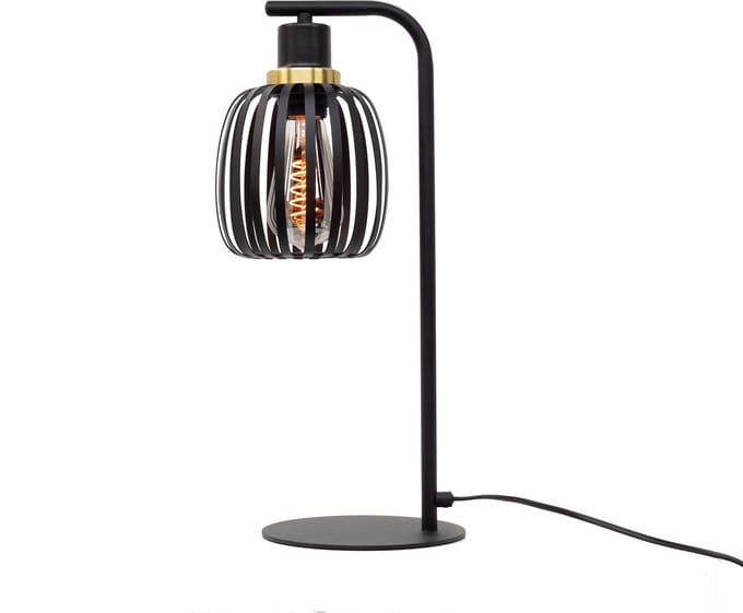EGLO Pocicas Tafellamp - E27 - 50 cm - Zwart|Goud
