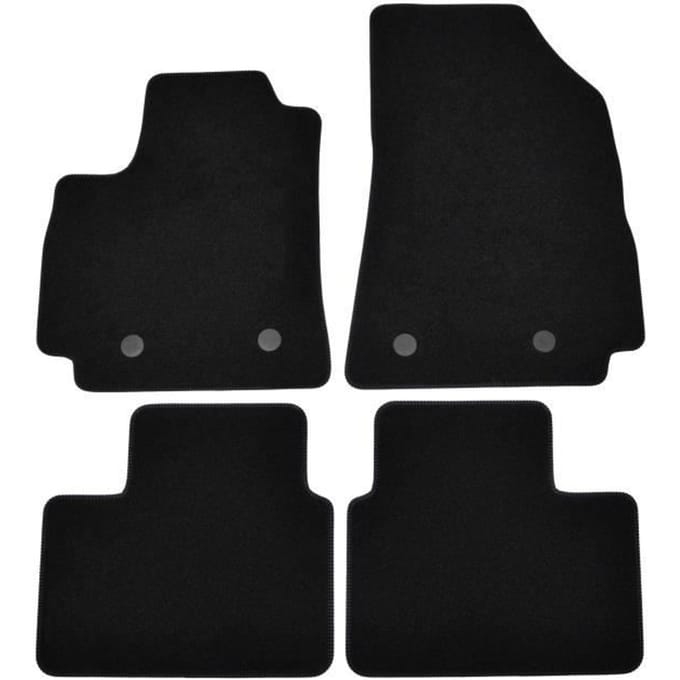 Tapis de sol - Renault - Arkana - Noir - 4 pièces - Antidérapant et imperméable