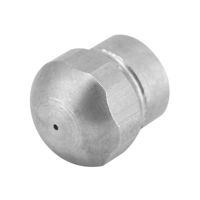Buse de nettoyage de tuyau d'évacuation pour nettoyeur haute pression G1/8  avec trous de pulvérisation white