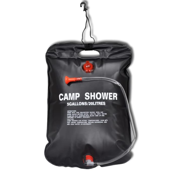 vidaXL - Campingdouches - 2 - st - solar - 20 - L