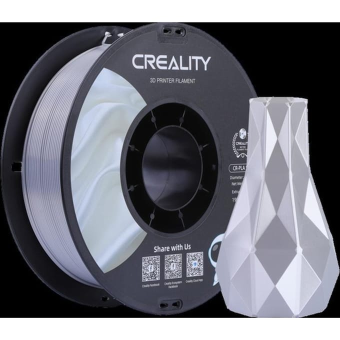 Creality Filament Cr-Silk Pla Voor 3D Printen Zilver 1Kg Voor Modellen