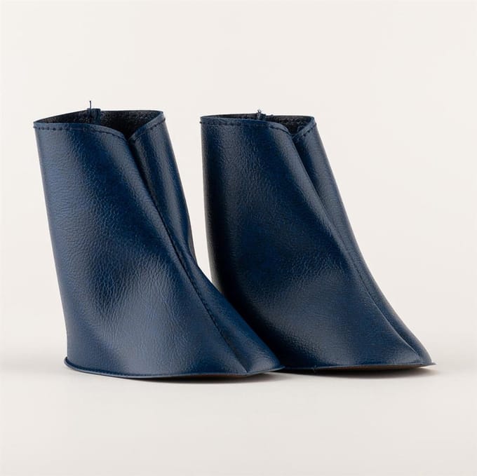 Asi poppenlaarzen - poppenaccessoire blauw 43-57cm kunststof.