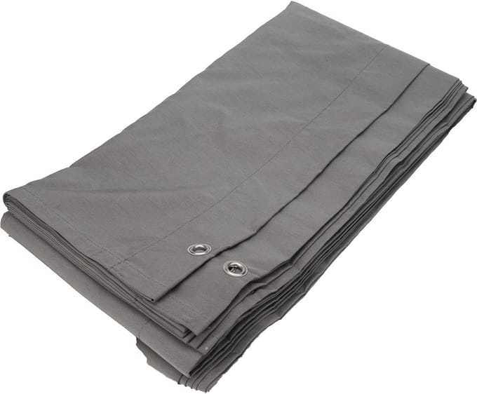 Harmonica schaduwdoek waterdicht 290x300 cm breed Elephant Grey - Exclusief Bevestigingsmateriaal