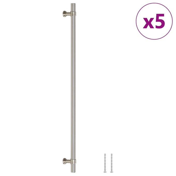 vidaXL - Handvatten - 5 - st - 320 - mm - roestvrij - staal - zilverkleurig