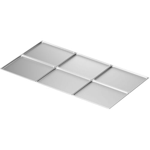 GGM Gastro (6 Stück) Edelstahl-Behälter GN 2/1 - Höhe: 20mm