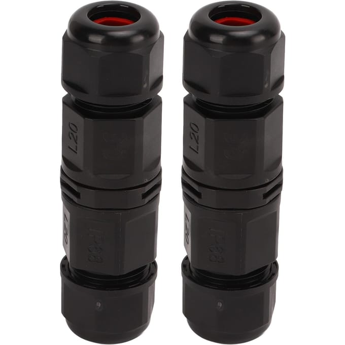 2 stuks 380V Aansluitdoos Connector IP68 Waterdicht Schroefklem Waterdichte Kabelconnector met
