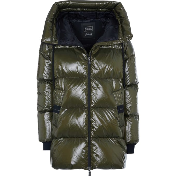 Parka gewatteerde met kap Herno