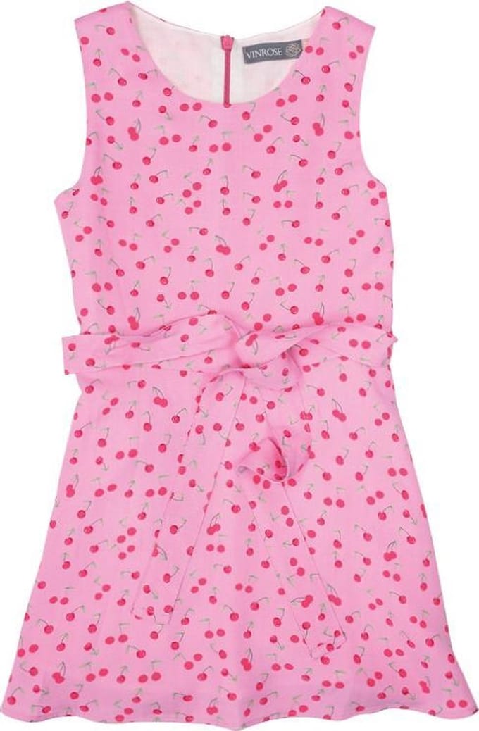 Vinrose - Zomer 20 - Jurk - GS20DR007 - Cherry Pattern - 86/92