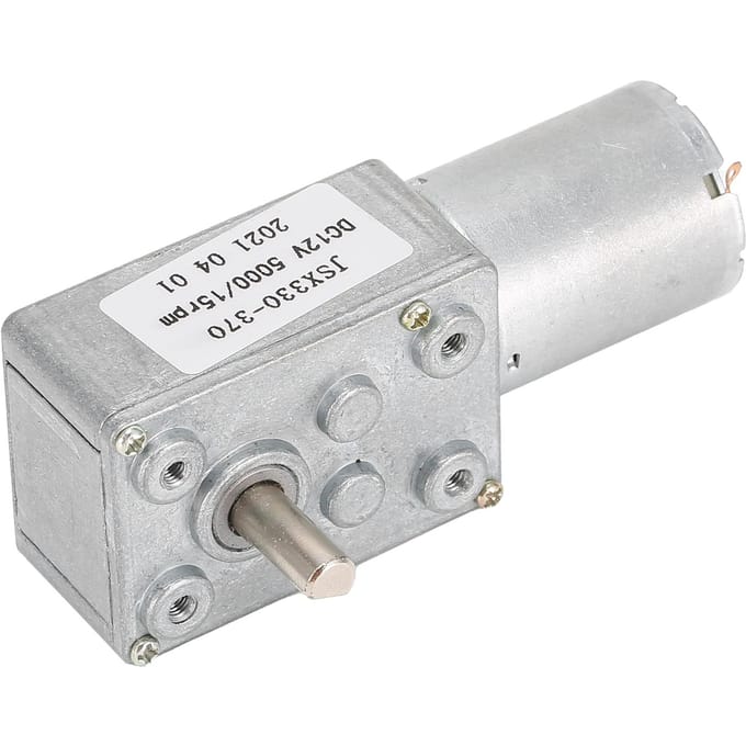 JSX330?370 DC Motor Duurzame Compacte Mechanische Structuur DC 12V Wormwielmotor voor Smart Car