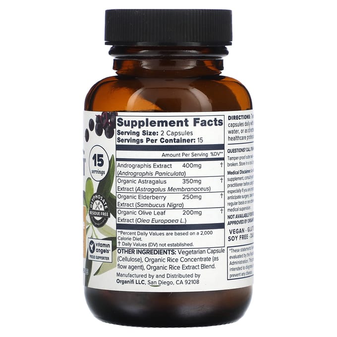 Organifi, Critical Immune, 30 capsules