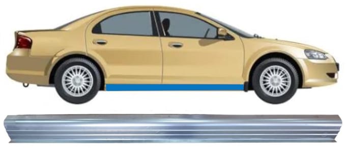 Reparatie dorpel onderste deel voor Chrysler Sebring 2000-2007 / Links = Rechts