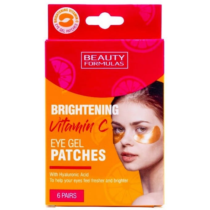 Beauty Formulas Brightening Vitamin C Eye Gel Patches - 6 paar