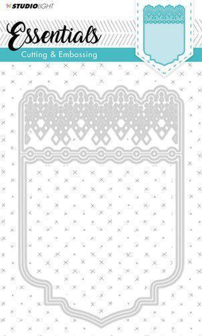Studio Light Embossing Die Cut Stencil Essentials nr.197 STENCILSL197 190x130 mm