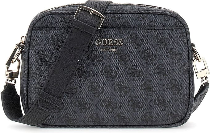 GUESS Schoudertas Vikky II Camera Crossbody Coal Donkergrijs