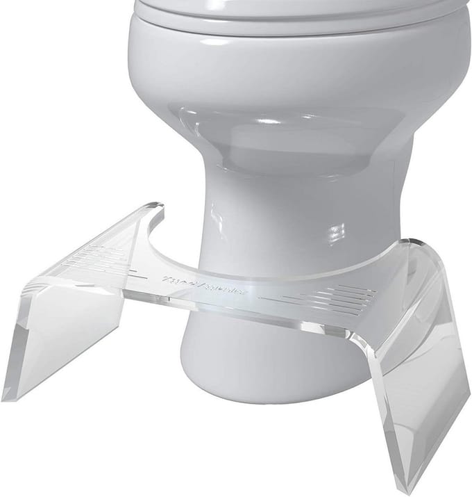 Acryl toiletkruk - 7 inch voor optimale toiletervaring